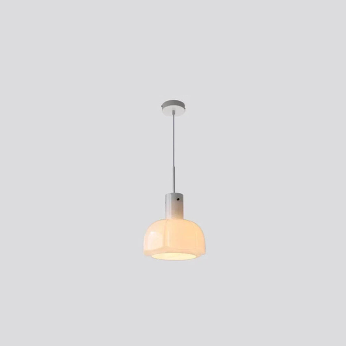 Glass Tulip Pendant Light | Modern Ceiling Lamp 10.2"x15.7"