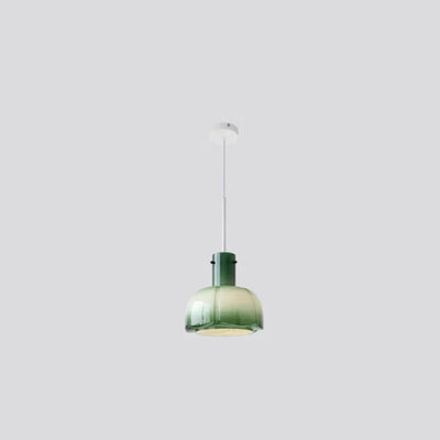 Glass Tulip Pendant Light | Modern Ceiling Lamp 10.2"x15.7"