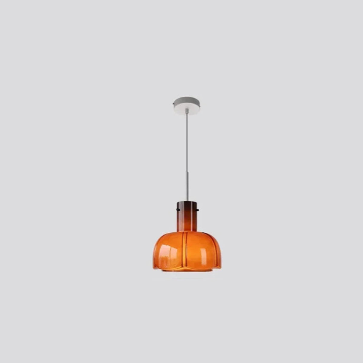 Glass Tulip Pendant Light | Modern Ceiling Lamp 10.2"x15.7"