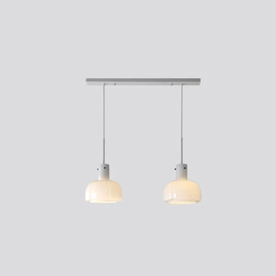 Glass Tulip Pendant Light | Modern Ceiling Lamp 10.2"x15.7"
