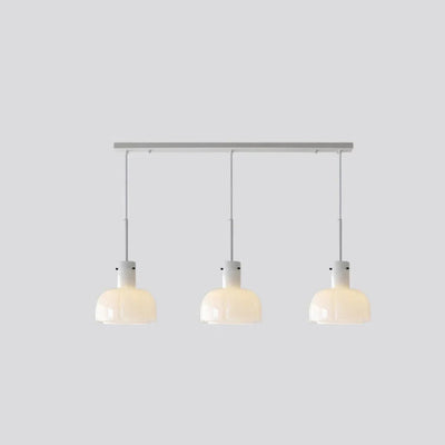 Glass Tulip Pendant Light | Modern Ceiling Lamp 10.2"x15.7"