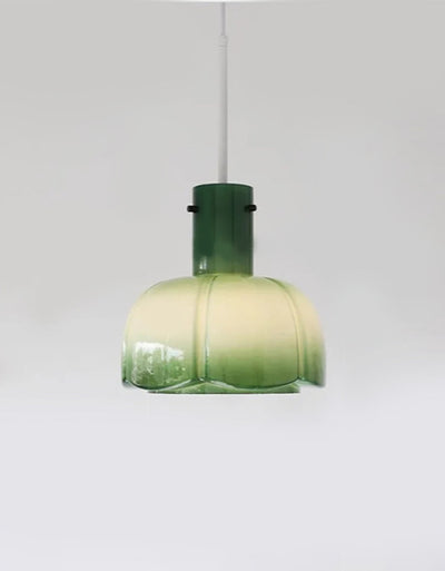 Glass Tulip Pendant Light | Modern Ceiling Lamp 10.2"x15.7"