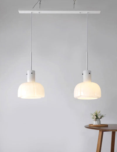 Glass Tulip Pendant Light | Modern Ceiling Lamp 10.2"x15.7"