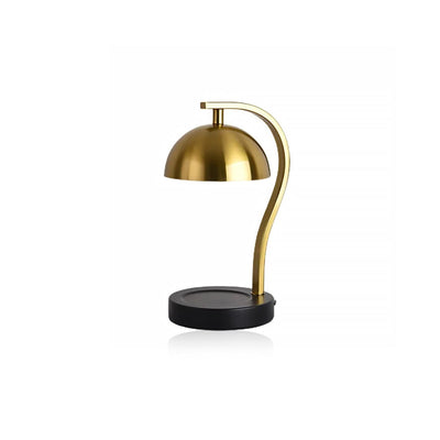 Golden Candle Warmer - Retro Curved Bar Stand Metal Lamp
