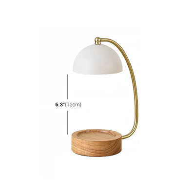 Golden Candle Warmer - Retro Dome Stand, Adjustable Timer