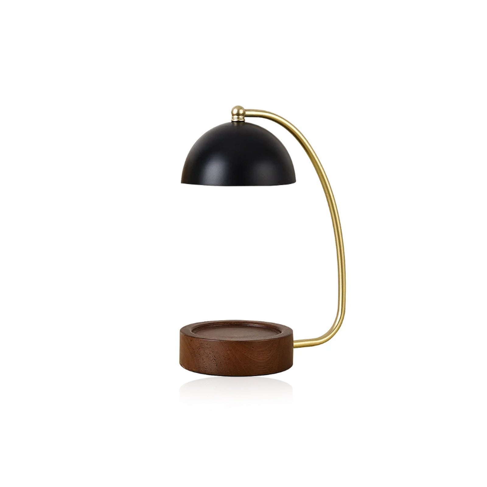 Golden Candle Warmer - Retro Dome Stand, Adjustable Timer