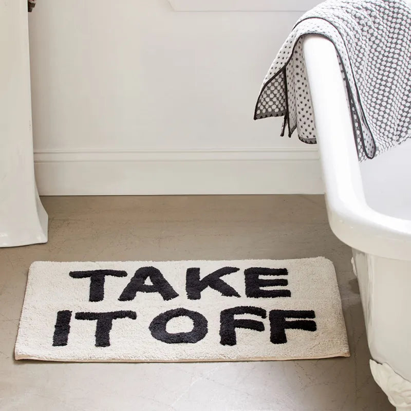 Hand Crafted Bath Mat – Soft Fluffy Cotton Rug