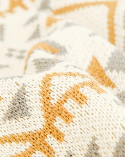 Navajo Throw Blanket - Retro Southwest Cozy Fleece 51x79 Inch