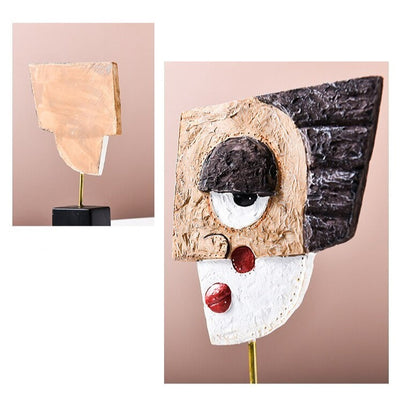 Hand-Crafted Face Mask - Resin Art Sculpture