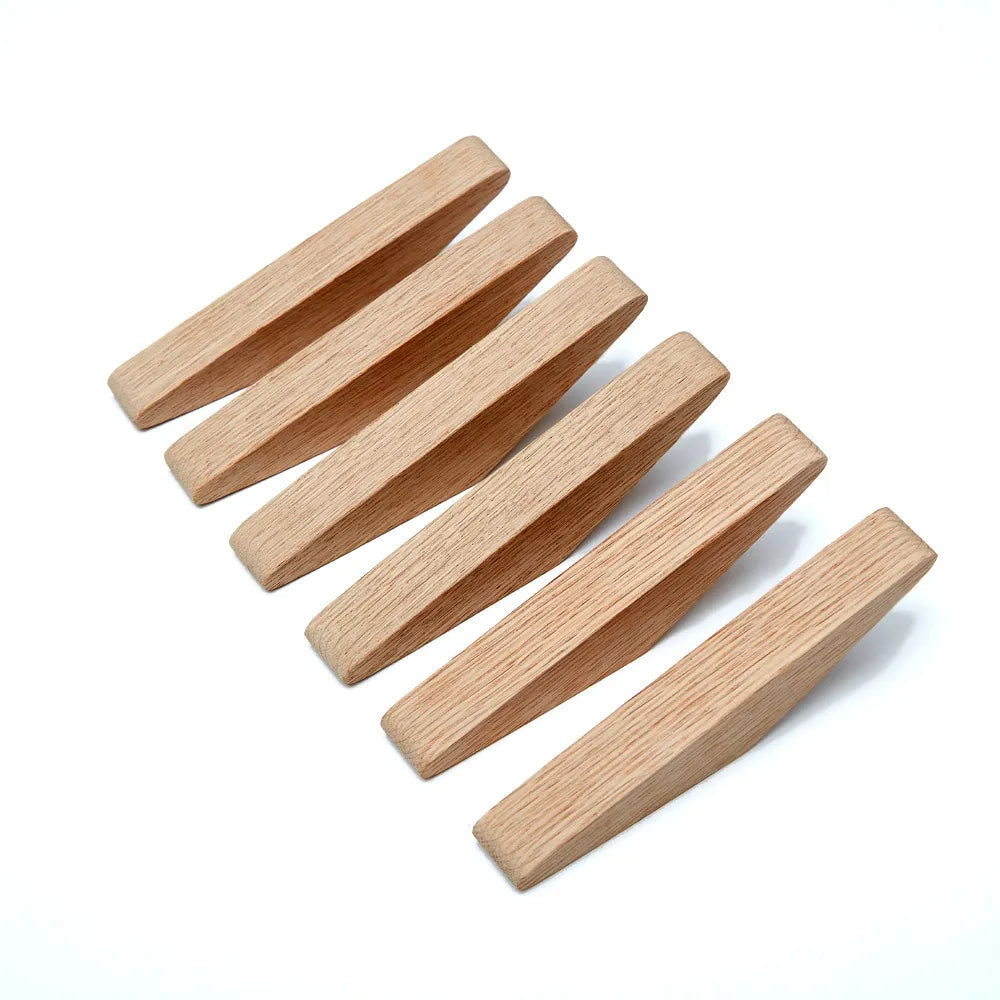 Wooden Wall Hanger - Angular Solid Wood Hook