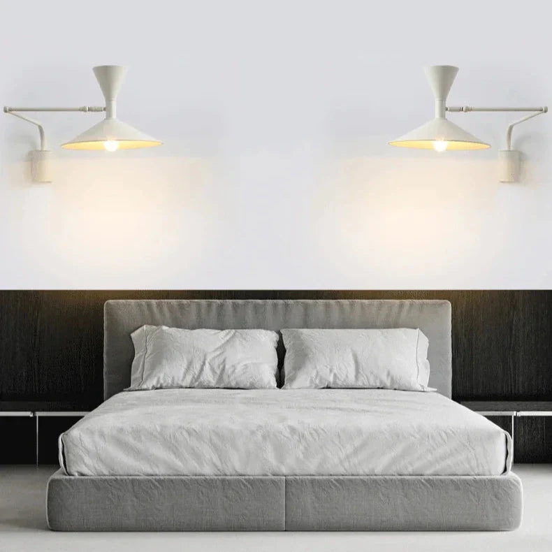 Swing Arm Wall Lamp - Industrial Plug In Sconce