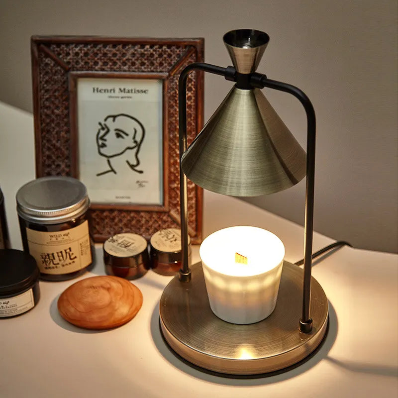 Japanese Candle Warmer - Dimmable Metal Lamp