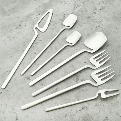 Stainless Steel Dinnerware | Irregular Shape Plates Modern Set