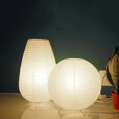 Rice Paper Lantern - Lightweight Japanese Cylinder Lamp
