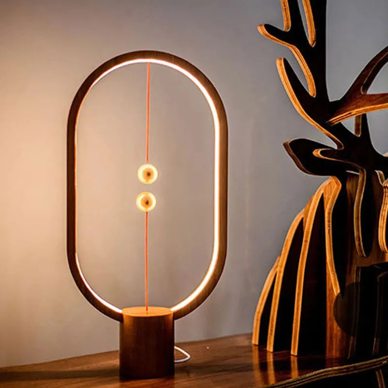 Floating String Lamp - Modern Table Light With Magnetic Switch