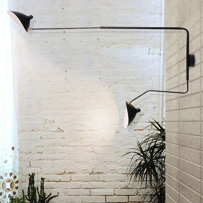Industrial Wall Lamp - Nordic Metal Arm Fixture