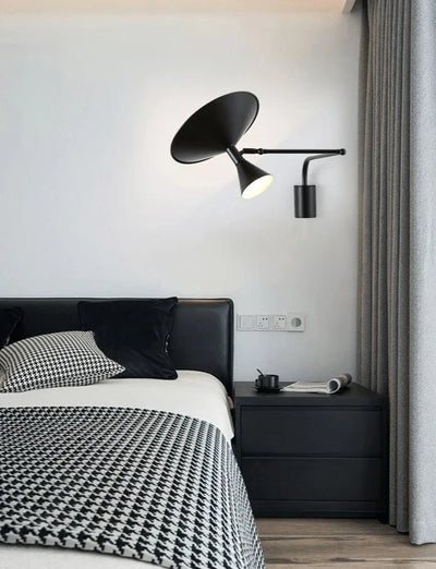 Swing Arm Wall Lamp - Industrial Plug In Sconce