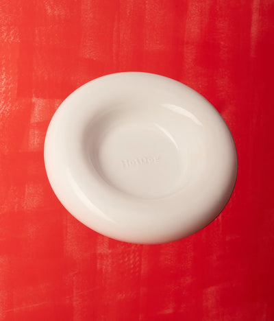 White ceramic bowl