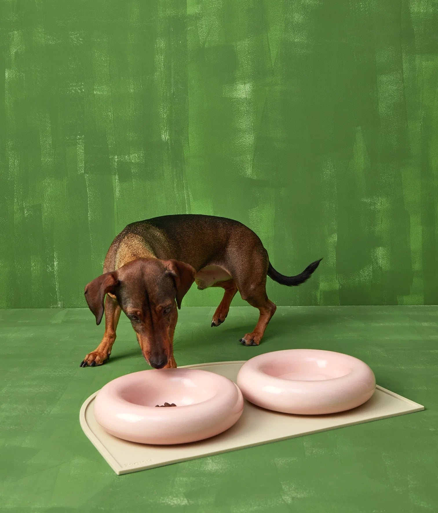 Pink ceramic bowl