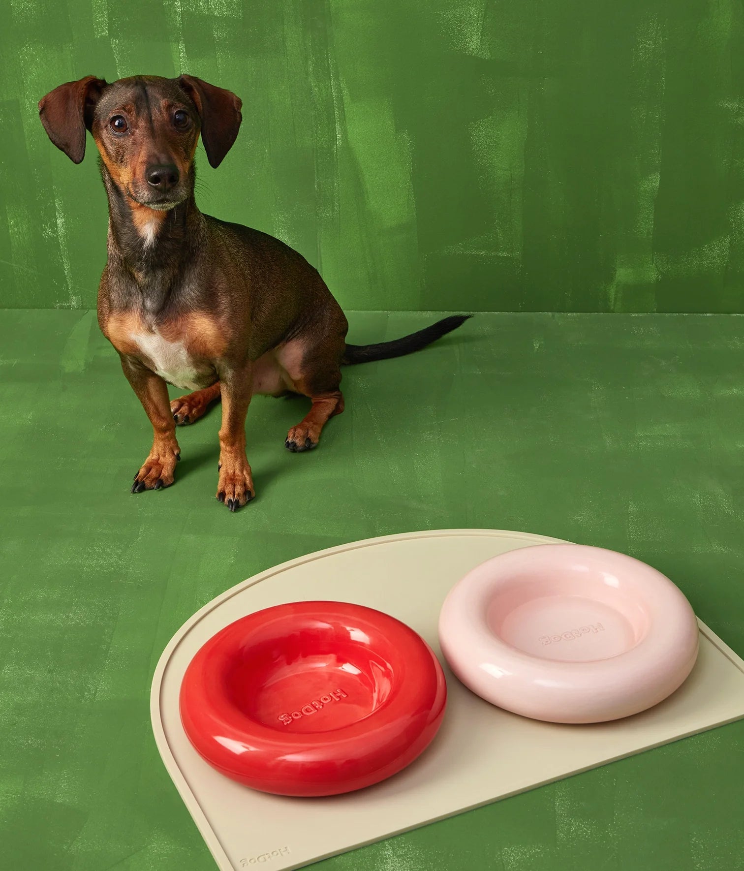 Pink ceramic bowl