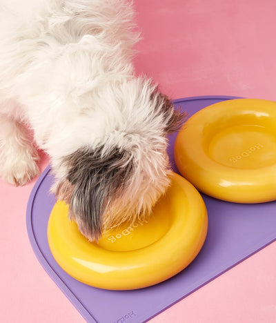 Yellow ceramic bowl