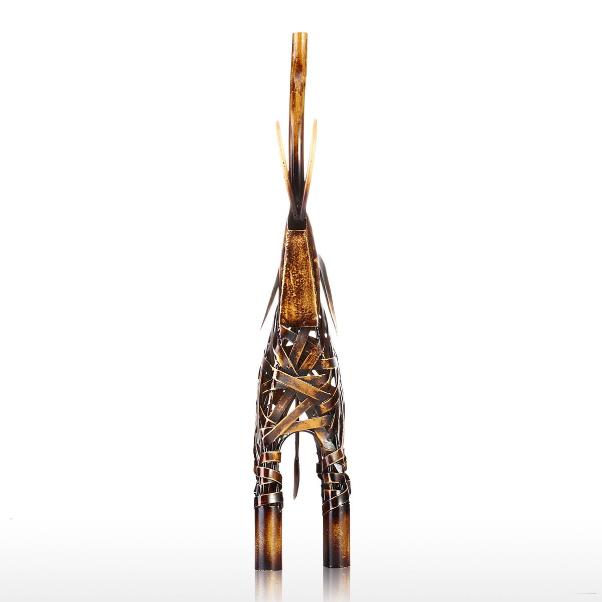 Metal Elephant Sculpture - Woven Metal Art Decor