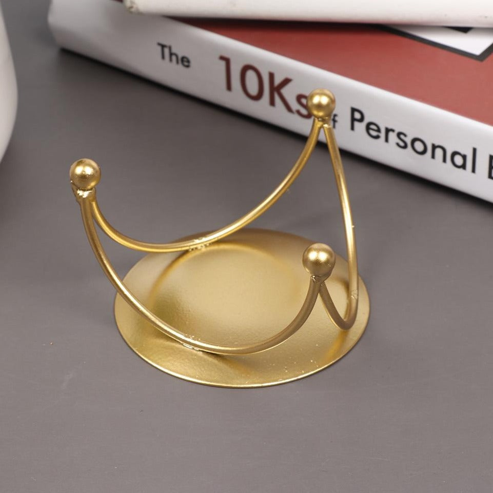 Iron Plate Candle Holder - Metal Minimalist Decor
