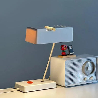 Retro Industrial Table Lamp – Bauhaus Lighting Metal Design