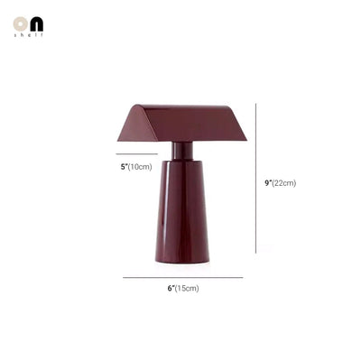 Wireless Table Lamp - Mid Century Modern Ambient Pyramid Light