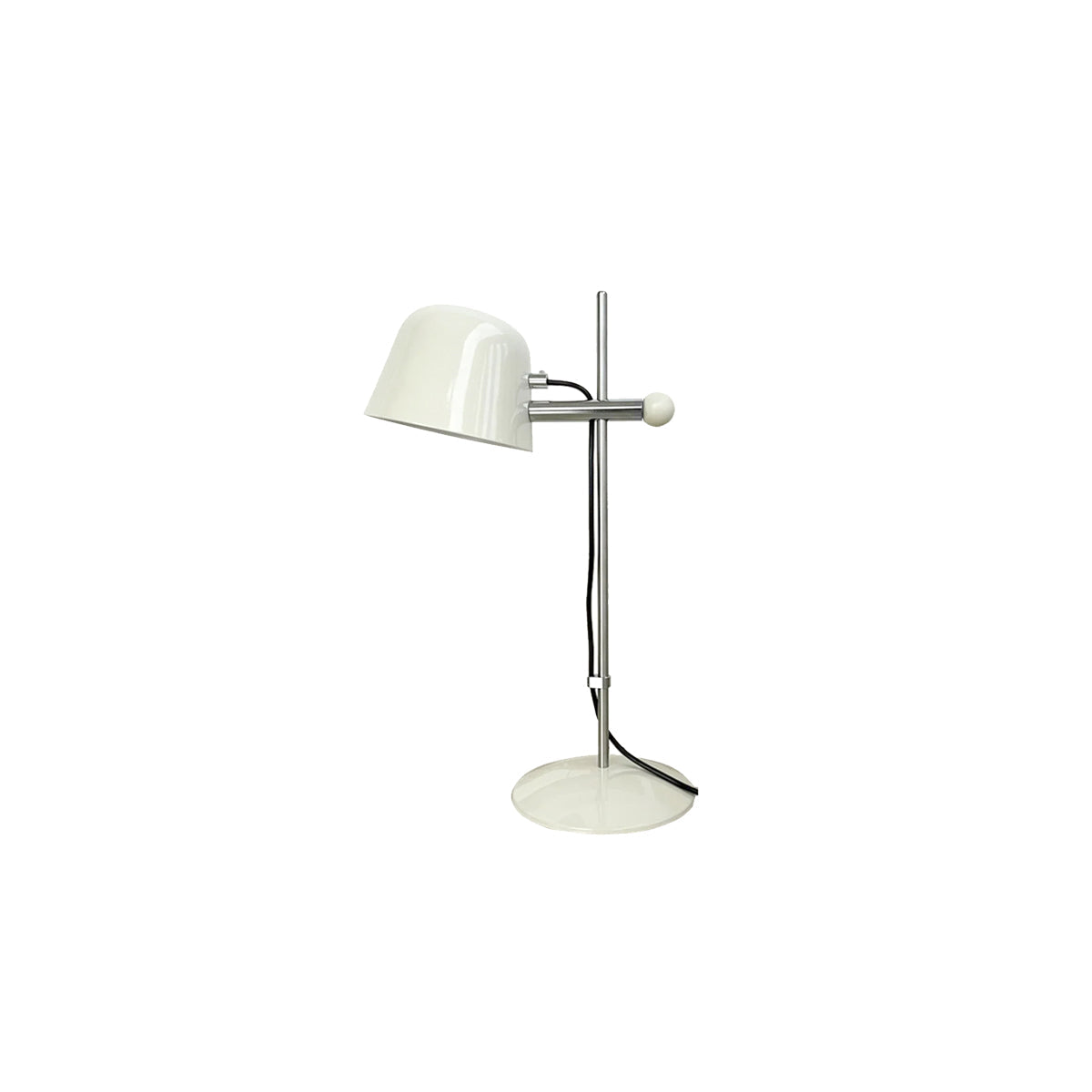 Retro Stainless Steel Lamp - Adjustable Mid Century Table Light