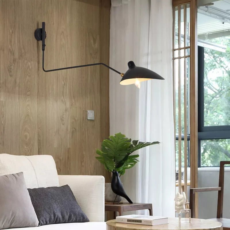 Industrial Wall Lamp - Nordic Metal Arm Fixture