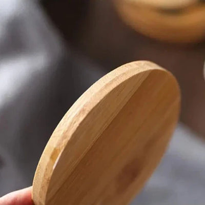 Epoxy Art Wooden Coaster - Beach Themed Bamboo Drink Accessory