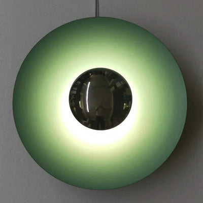 Chrome Wall Lamp - Minimalist UFO Shaped Light