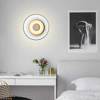 Glass Bowl Wall Lamp | Minimalist Warm White Wall Light