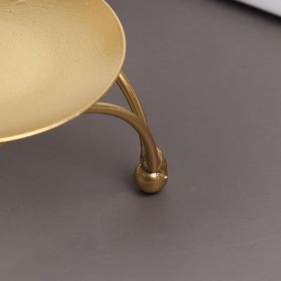 Iron Plate Candle Holder - Metal Minimalist Decor