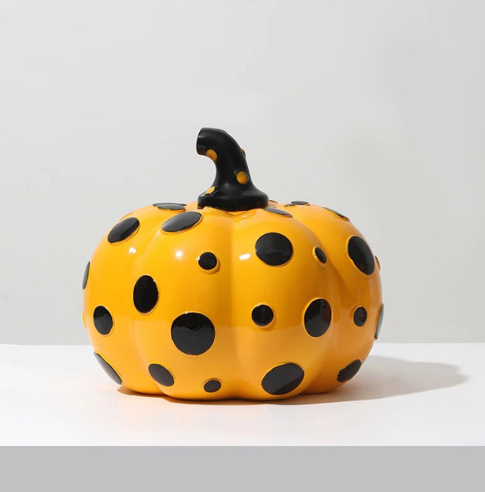 Polka Dot Sculpture - Resin Modern Art Ornament