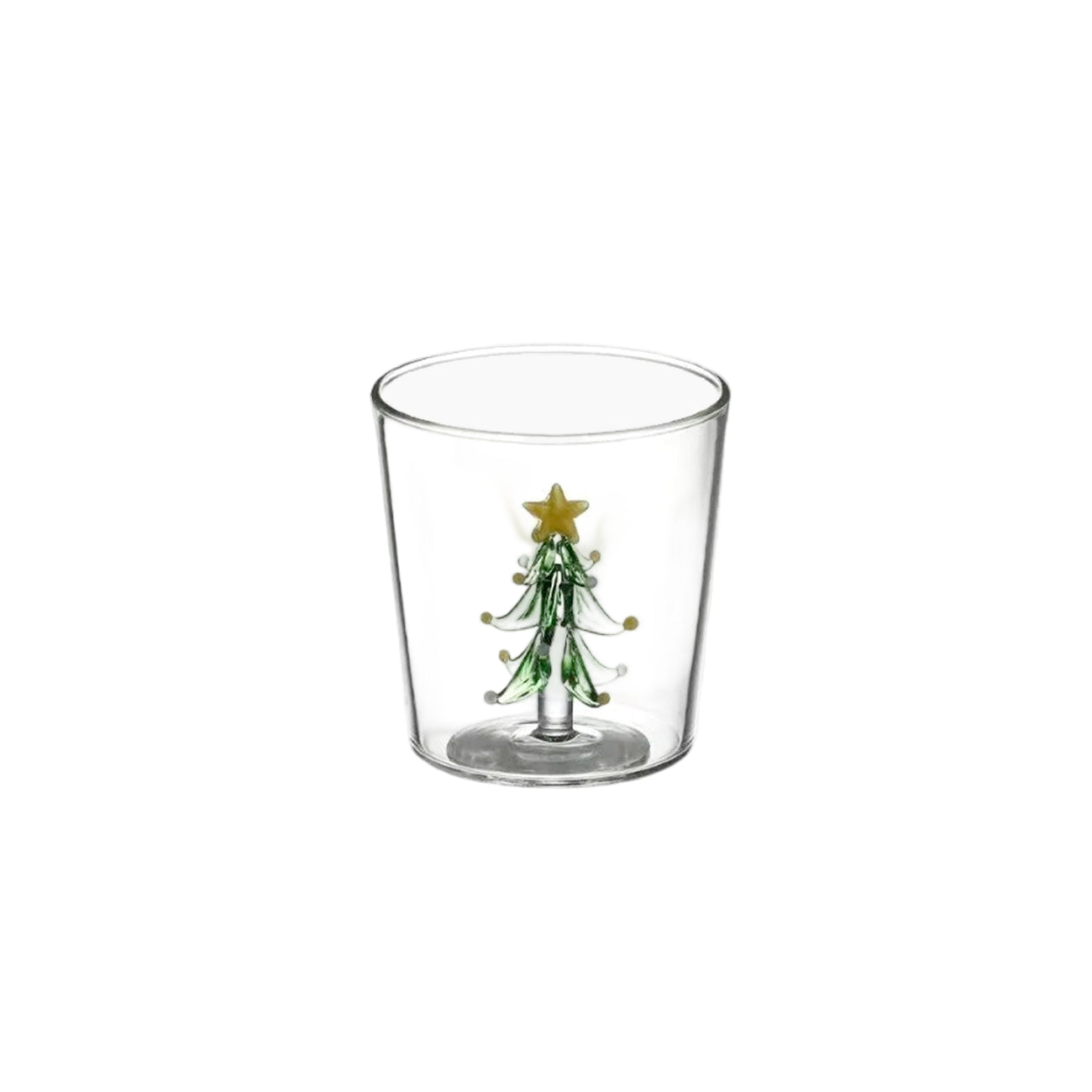 Christmas Tree Ornament - Ichendorf Style Glass Base 380ml Elegant Holiday Decor