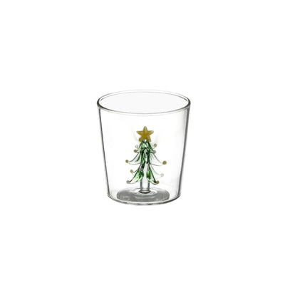 Christmas Tree Ornament - Ichendorf Style Glass Base 380ml Elegant Holiday Decor