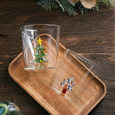 Christmas Tree Ornament - Ichendorf Style Glass Base 380ml Elegant Holiday Decor