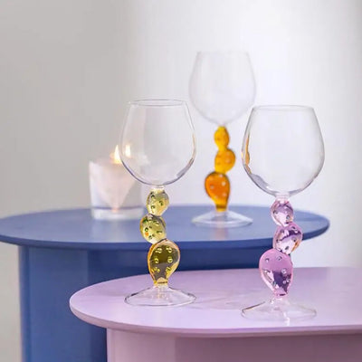 Crystal Cactus Glass - Ichendorf Style 300ml Wine Glass