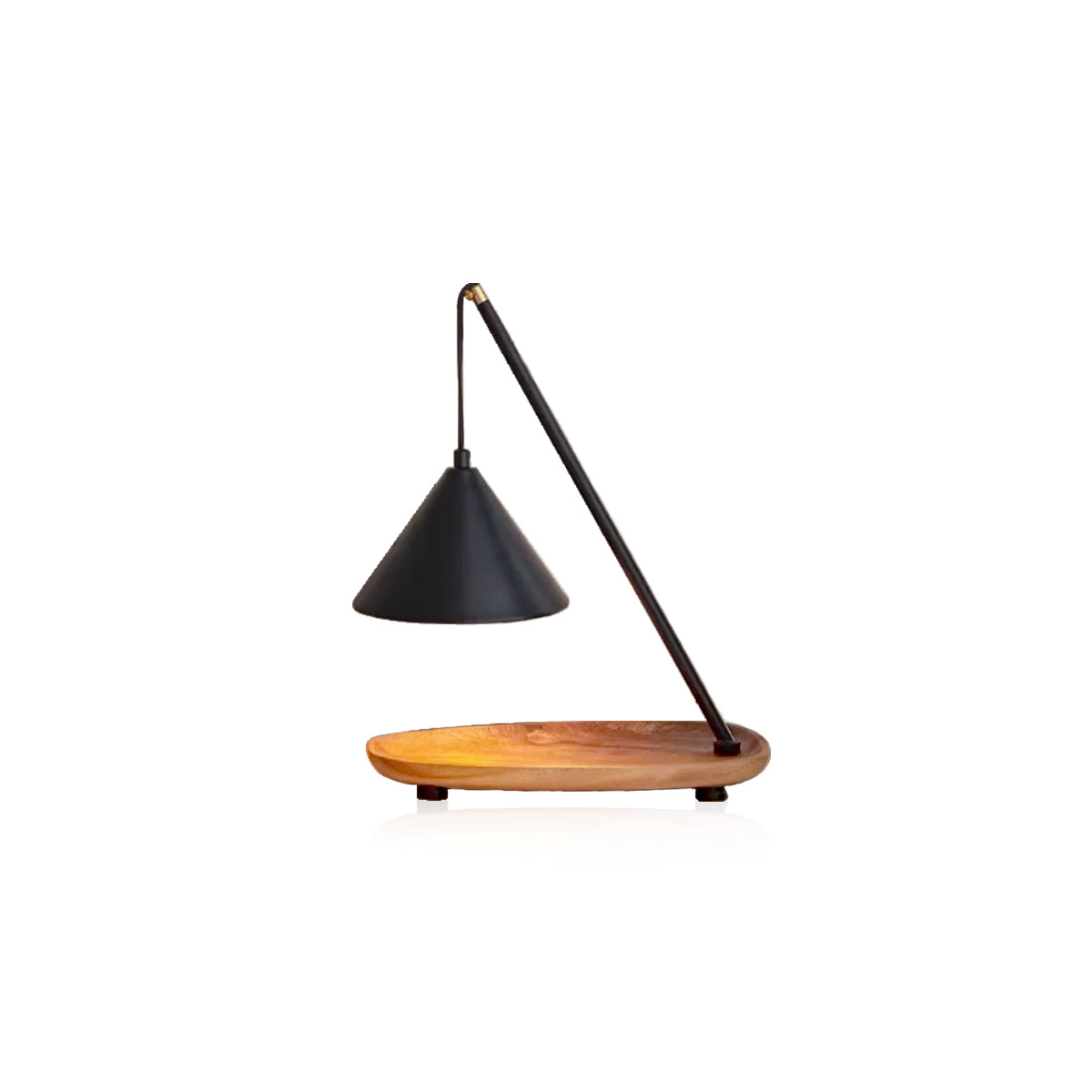 Candle Warmer Lamp | Industrial Cone Tabletop Ambient Light
