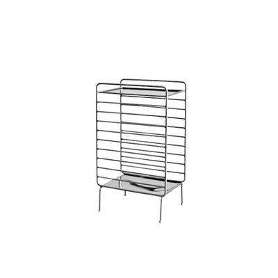 Metal Bar Side Table - Industrial Minimalist Accent
