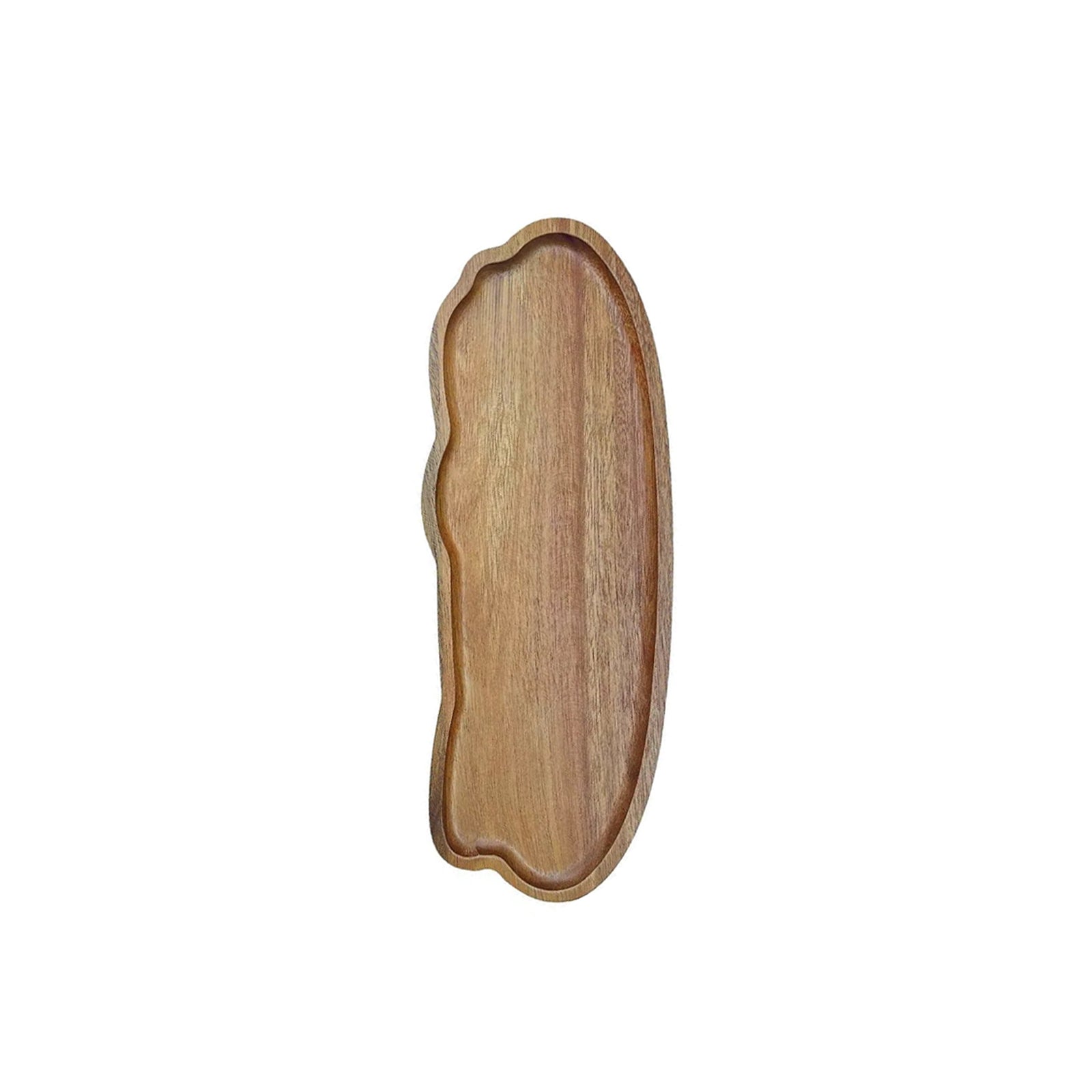 Acacia Wood Tray - Handcrafted Irregular Shape Serving Board