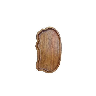 Acacia Wood Tray - Handcrafted Irregular Shape Serving Board