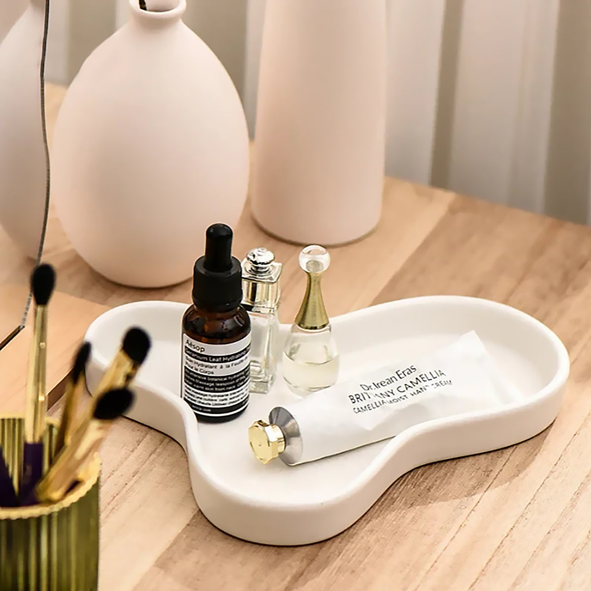 Ceramic Plate Tray – Irregular Shape Storage