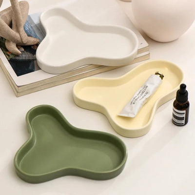 Ceramic Plate Tray – Irregular Shape Storage