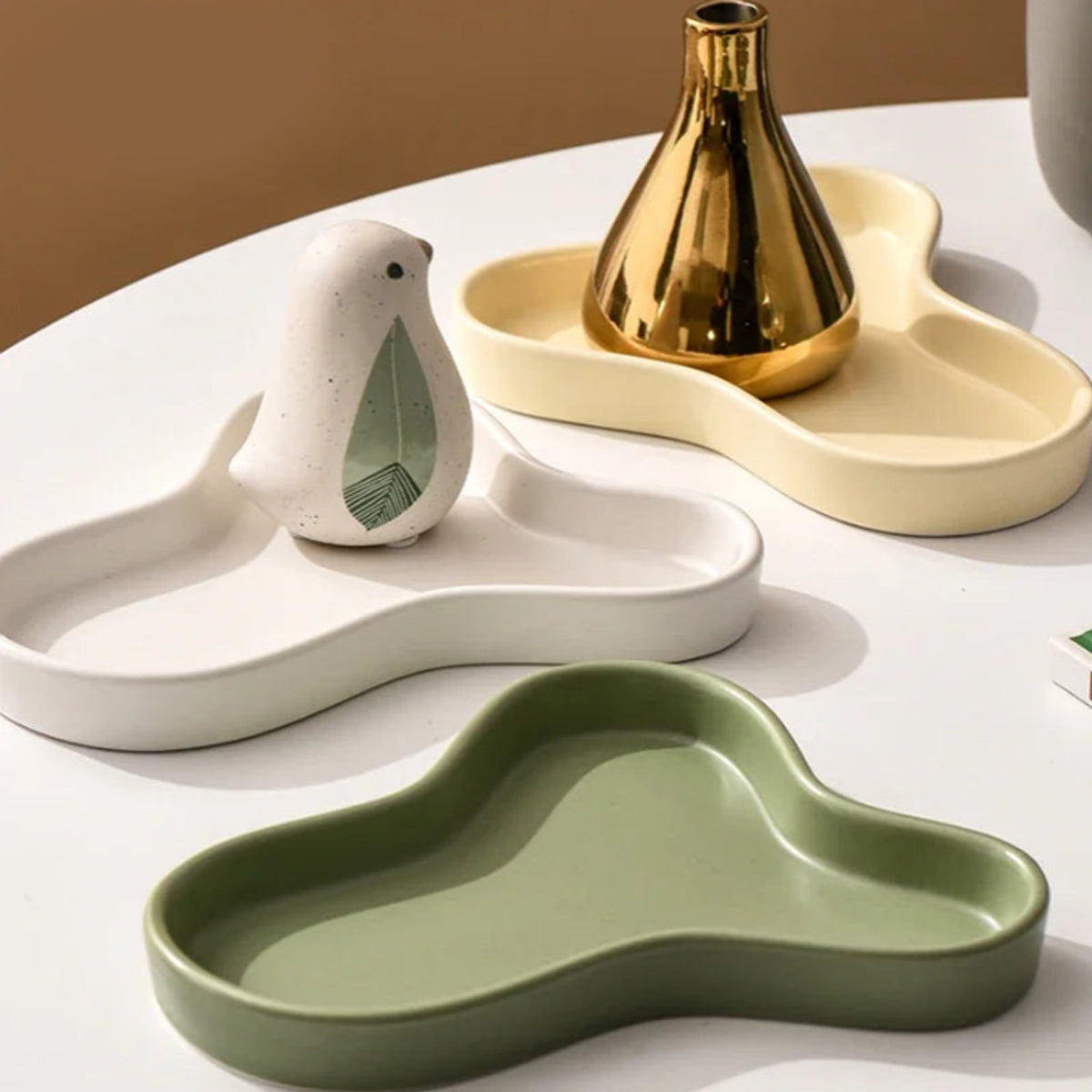Ceramic Plate Tray – Irregular Shape Storage