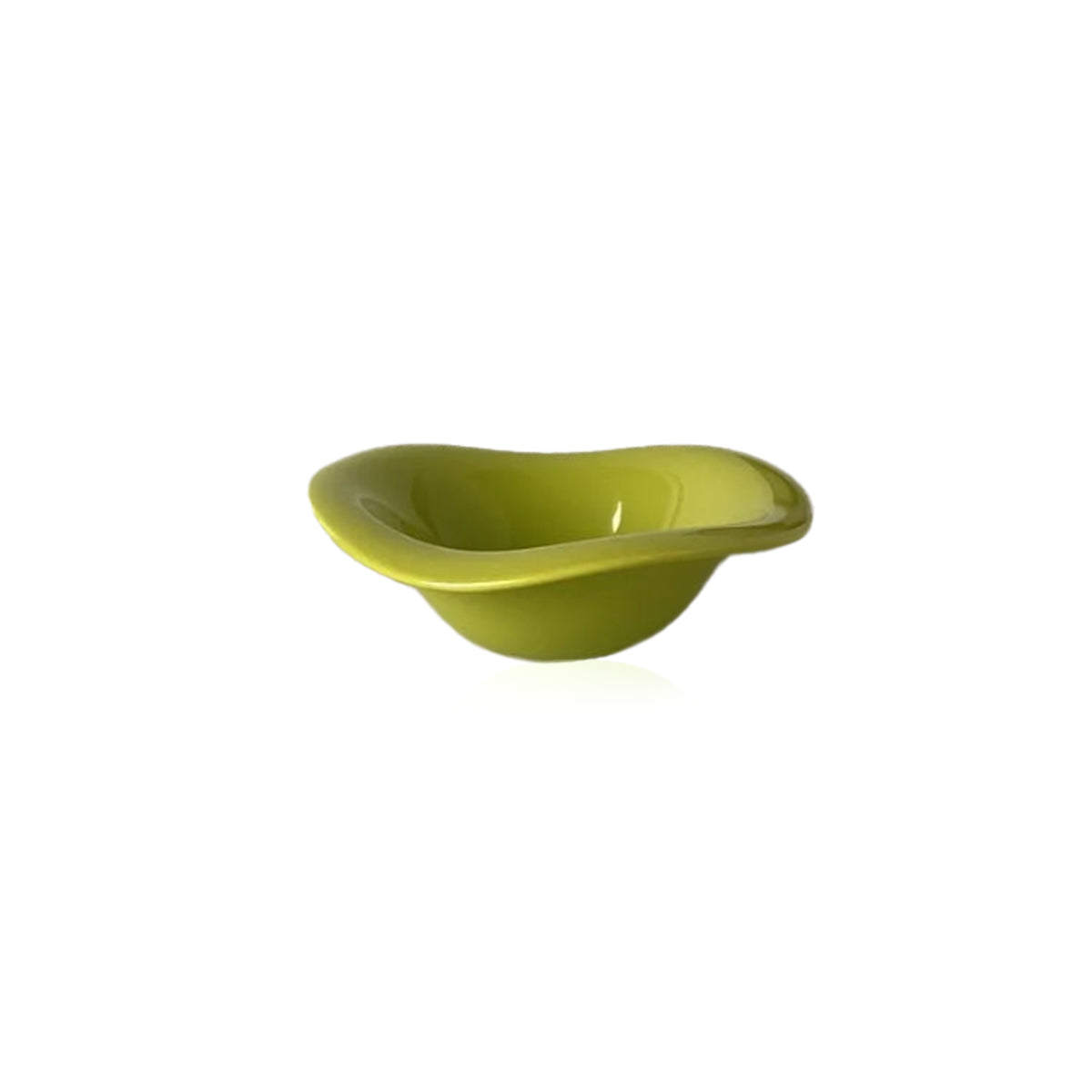 Ceramic Snack Bowl – Wave Rim Organic Shape Dish
