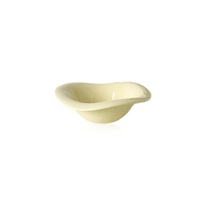 Ceramic Snack Bowl – Wave Rim Organic Shape Dish