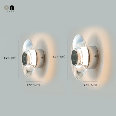 Italian Crystal Sconce - Luxury Energy Efficient LED Lamp